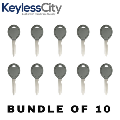 10 X 2001-2005 Dodge / Chrysler / Jeep / Y165 Transponder Key (Chip 4D61) (AFTERMARKET) (BUNDLE OF 10)