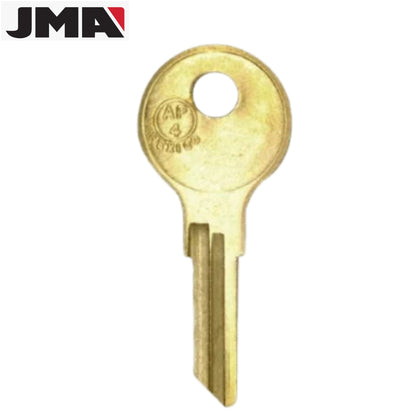 AP4 / K104 / 104AM Chicago 6-Wafer Cabinet Key blank (JMA CHI-7DE)