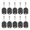 10 X 2000-2017 Ford Lincoln Mercury / 4-Button Remote Head Key / OUC6000022 / 164-R8073 (AFTERMARKET) (BUNDLE OF 10)