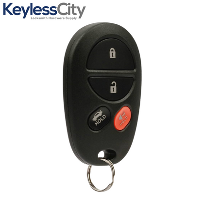 2004-2008 Toyota Avalon / Solara / 4-Button Keyless Entry Remote / GQ43VT20T / (AFTERMARKET)