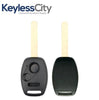 25 X 2002-2014 Honda / 3-Button Remote Head Key Shell / HO01 / OUCG8D-380H-A CWTWB1U545 CWTWBIU545 (Bundle of 25)