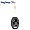 2003-2014 Honda Acura / 4-Button Remote Head Key Shell / HO01 / KR55WK49308 N5F-S0084A