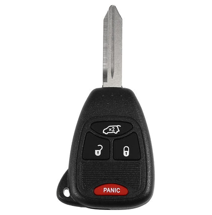 2004-2018 Chrysler Dodge Jeep / 4-Button Remote Head Key / OHT692427AA (AFTERMARKET)