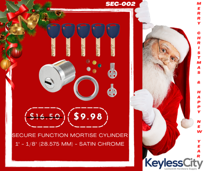 Secure Function Mortise Cylinder - 1