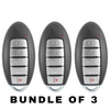 3 X 2019-2020 Nissan Pathfinder Murano / 5-Button Smart Key / PN: 285E3-9UF7A / KR5TXN7 (AFTERMARKET) (BUNDLE OF 3)