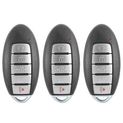 3 X 2019-2020 Nissan Pathfinder Murano / 5-Button Smart Key / PN: 285E3-9UF7A / KR5TXN7 (AFTERMARKET) (BUNDLE OF 3)