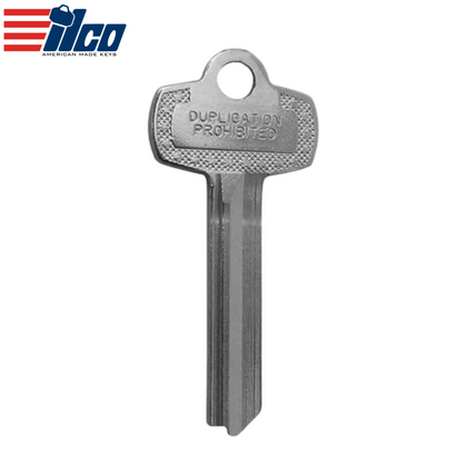Ilco - 1A1E1 - BEST E Key Blank - 6 or 7 Pin - Dupl Prohib