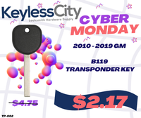 2010 - 2019 GM B119 Transponder Key (AFTERMARKET)