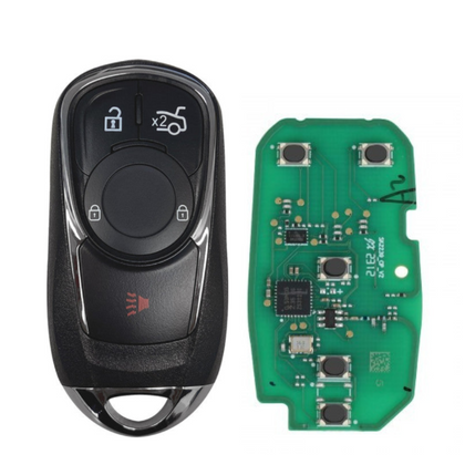 Autel - 4-Button Universal Smart Key - Lock, Unlock, Trunk, Panic - IKEYBK4TP