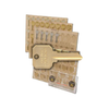 Ilco - XP-KH3E - Engrave-It - Ilco Neuter Bow Keys (With Embossed Head) Key Holder - Holds 12 - for Engrave-It XP Machine