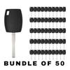 50 X 2011-2020 Ford / H94-PT / Side Mill Transponder Keys / Chip 4D63 80 Bit / 164-R8062 (AFTERMARKET) (BUNDLE OF 50)