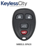 2007-2017 GM / 4-Button Keyless Entry Remote SHELL / PN: 20952476 / OUC60270-21 (AFTERMARKET)