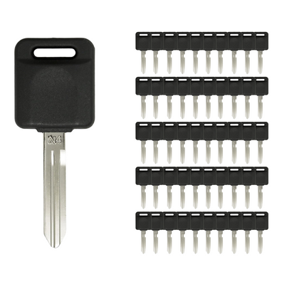 50 X 2002-2019 Nissan Infiniti NI04T Transponder Key (Chip 46) (AFTERMARKET) (BUNDLE OF 50)