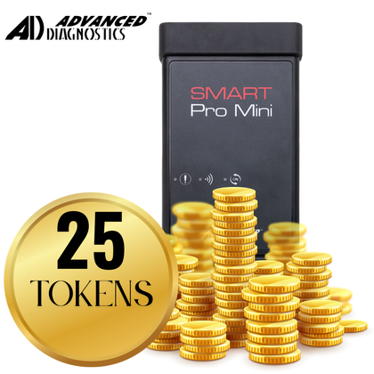 Advanced Diagnostics - Token Packs for the Smart Pro Mini Key Programmer (25 Tokens) - (Machine Sold Separately)