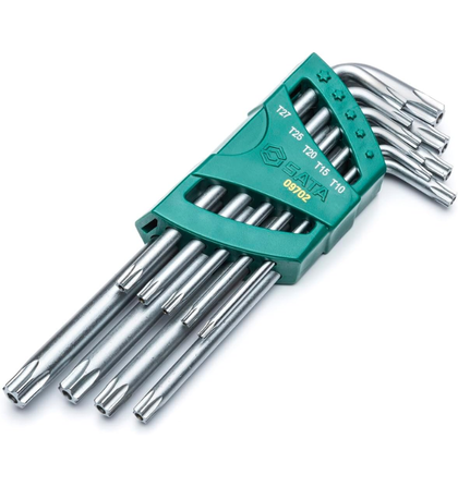 9-Piece Ball End Hex Key Wrench Set (1.5–10mm)