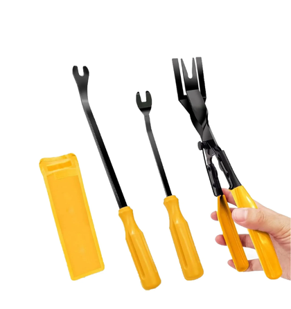 3-Piece Automotive Clip & Fastener Removal Pliers Set – Door Panel & Dashboard Repair
