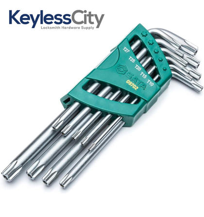 9-Piece Ball End Hex Key Wrench Set (1.5–10mm)