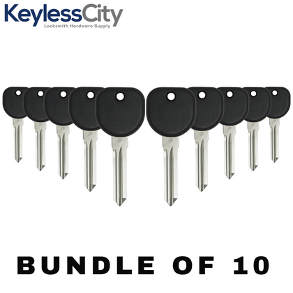 10 X GM Transponder Key / B111 / (Chip 46 Circle+) (AFTERMARKET) (BUNDLE OF 10)