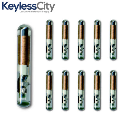 10 X Original Transponder Chip 4C Texas Instruments TI Glass for Ford Lincoln Mercury (BUNDLE OF 10)