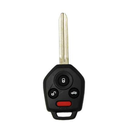 2012-2019 Subaru / 4-Button Remote Head Key / PN: 57497-FJ031 / CWTWBU766 (AFTERMARKET)
