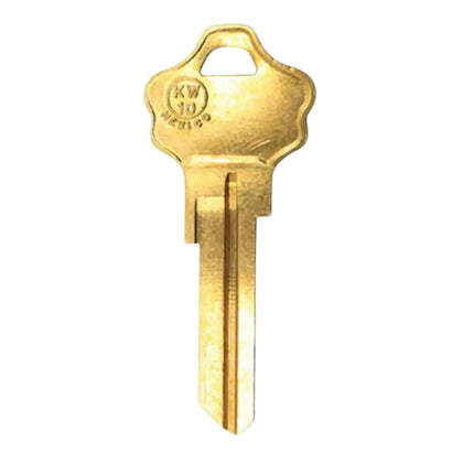 KW10 NP - Key Blank - Brass - (JMA KWI-2DE-BR)