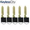 5 X 2006-2020 Nissan Infiniti / Non-Transponder Emergency Key / NI06-P DA34 / H0564-EG010 / (AFTERMARKET) (BUNDLE OF 5)