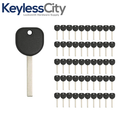50 X 2010 - 2019 GM B119 Transponder Key (AFTERMARKET) (BUNDLE OF 50)