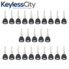 25 X HD106 / HD108 / Honda Acura / Transponder Key SHELL (No Chip) (AFTERMARKET) (Bundle of 25)