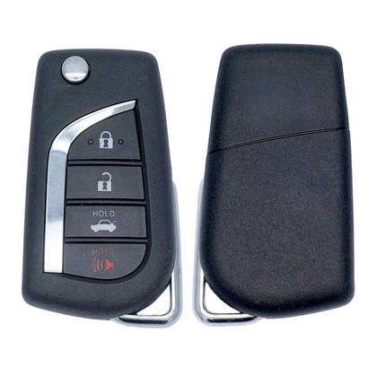 2015-2017 Toyota Sienna Tundra Tacoma / 4-Button Flip Key / PN: 89742-AE011 / GQ43VT20T (H Chip) (AFTERMARKET)