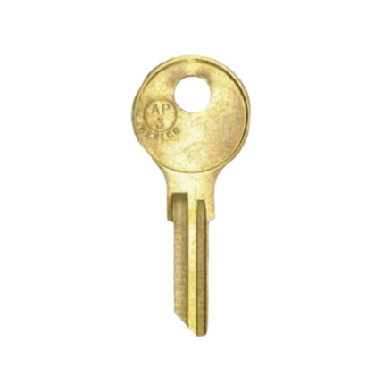 AP3 / K103 / 103AM Chicago 6-Wafer Cabinet Key blank (JMA CHI-8DE)