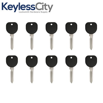 10 X 2004-2009  Buick Pontiac B107 / PT04 (PK3) - Z Keyway- Transponder Key (13 Chip) (AFTERMARKET) (BUNDLE OF 10)