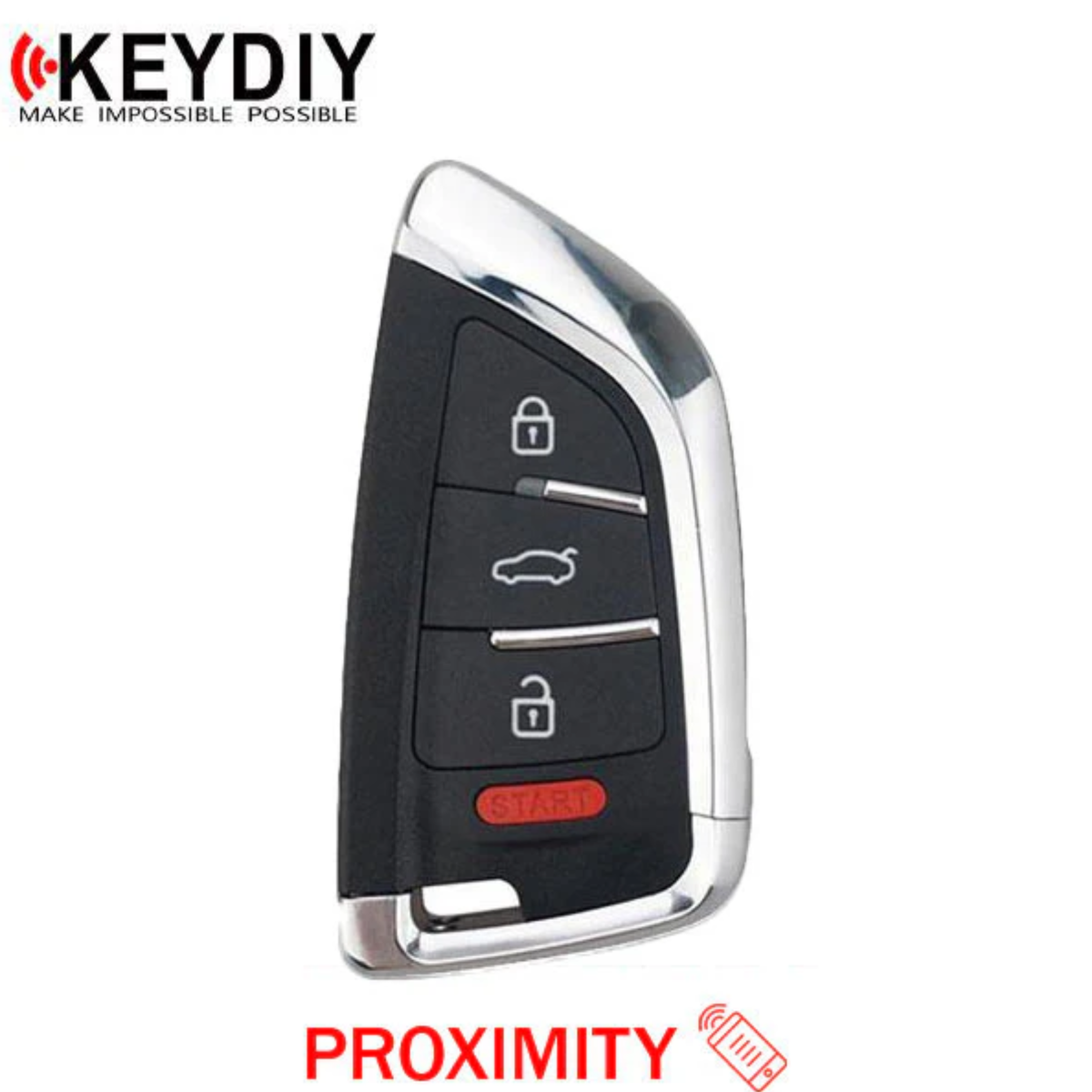 KEYDIY - Knife Style 4-Button Universal Smart Key w/ Proximity Functio ...