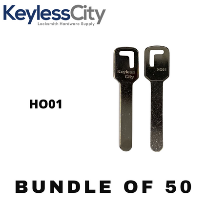 50 X HO01 - Honda Key Blank - Test Key Blade (AFTERMARKET) (BUNDLE OF 50)