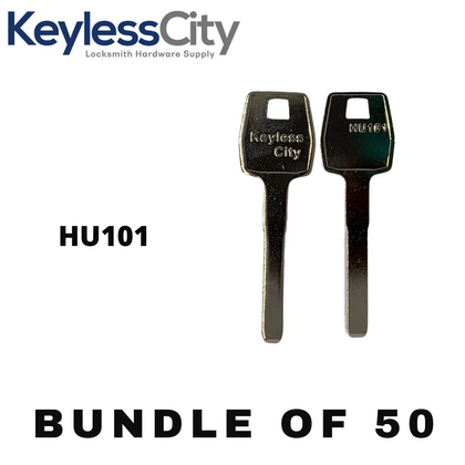 50 X HU101 - Ford Key Blank - Test Key Blade (AFTERMARKET) (BUNDLE OF 50)