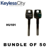 50 X HU101 - Ford Key Blank - Test Key Blade (AFTERMARKET) (BUNDLE OF 50)
