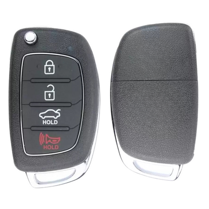 2015-2017 Hyundai Sonata / 4-Button Flip Key / PN: 95430-C1010 / TQ8-RKE-4F16 (AFTERMARKET)