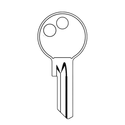 Y6 / 997X Yale 4-Pin Cabinet Key - Brass (JMA YA-82DE)