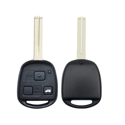1998-2005 Lexus / 3-Button Remote Head Key / HYQ1512V / 4C Chip / Short Blade (AFTERMARKET)
