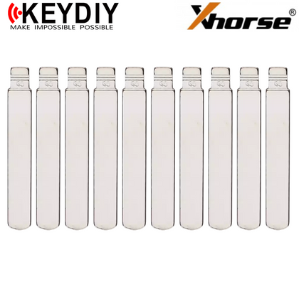 10 X KEYDIY - DAT17 - Flip Key Blade - #65 - For Xhorse / Keydiy Universal Remote Flip Keys (BUNDLE OF 10)