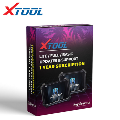 AutoProPAD Lite/Full/Basic - Updates & Support Subscription - 1 YEAR (XTOOL) - ( Machine Sold Separately )