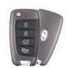 2021 Hyundai Elantra 4 Buttons Remote Flip Key / 433MHz / 95430-AA000 / NYOMBEC4TX2004 (OEM)