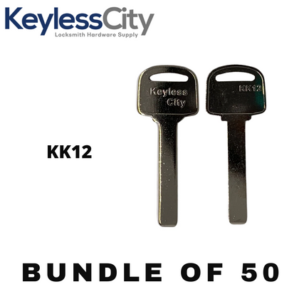 50 X KK12 VA2 - Hyundai / Kia Key Blank - Test Key Blade (AFTERMARKET) (BUNDLE OF 50)