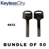 50 X KK12 VA2 - Hyundai / Kia Key Blank - Test Key Blade (AFTERMARKET) (BUNDLE OF 50)