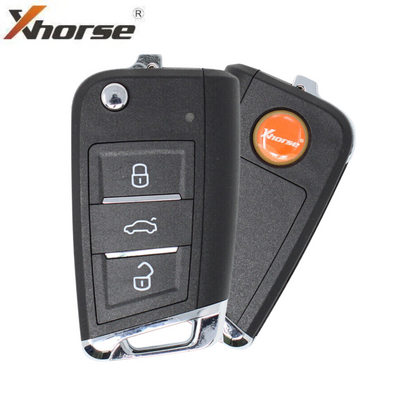 Xhorse XSMQB1EN MQB Style 3-Button Universal Flip Key Remote W/ Proximity Function For VVDI Key Tool