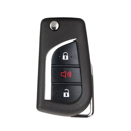 2014 - 2017 Toyota / 3-Button Flip Key NEW STYLE / HYQ12BDM (H Chip) (AFTERMARKET)