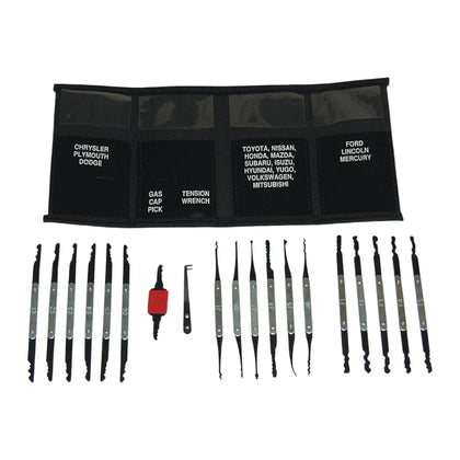 LTI Tools - LT-340 - Master Lock Pick Set - 17 Pieces