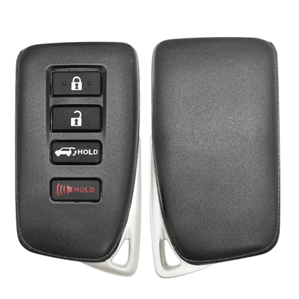 2 X 2020-2021 Lexus NX300h NX200T LX570 RX350 RX450 / 4-Button Smart Key / PN: 89904-48V80 / HYQ14FLB (AFTERMARKET) (BUNDLE OF 2)