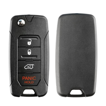 Chrysler/ Dodge/ Jeep  / 4-Button Flip Key / OHT692427AA / OHT (AFTERMARKET)