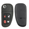 2001-2008 Jaguar / 4-Button Flip Key / NHVWB1U241 (AFTERMARKET)