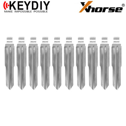 10 X KEYDIY - DWO5R - Flip Key Blade - #Y12 - For Xhorse / Keydiy Universal Remote Flip Keys (Bundle of 10)